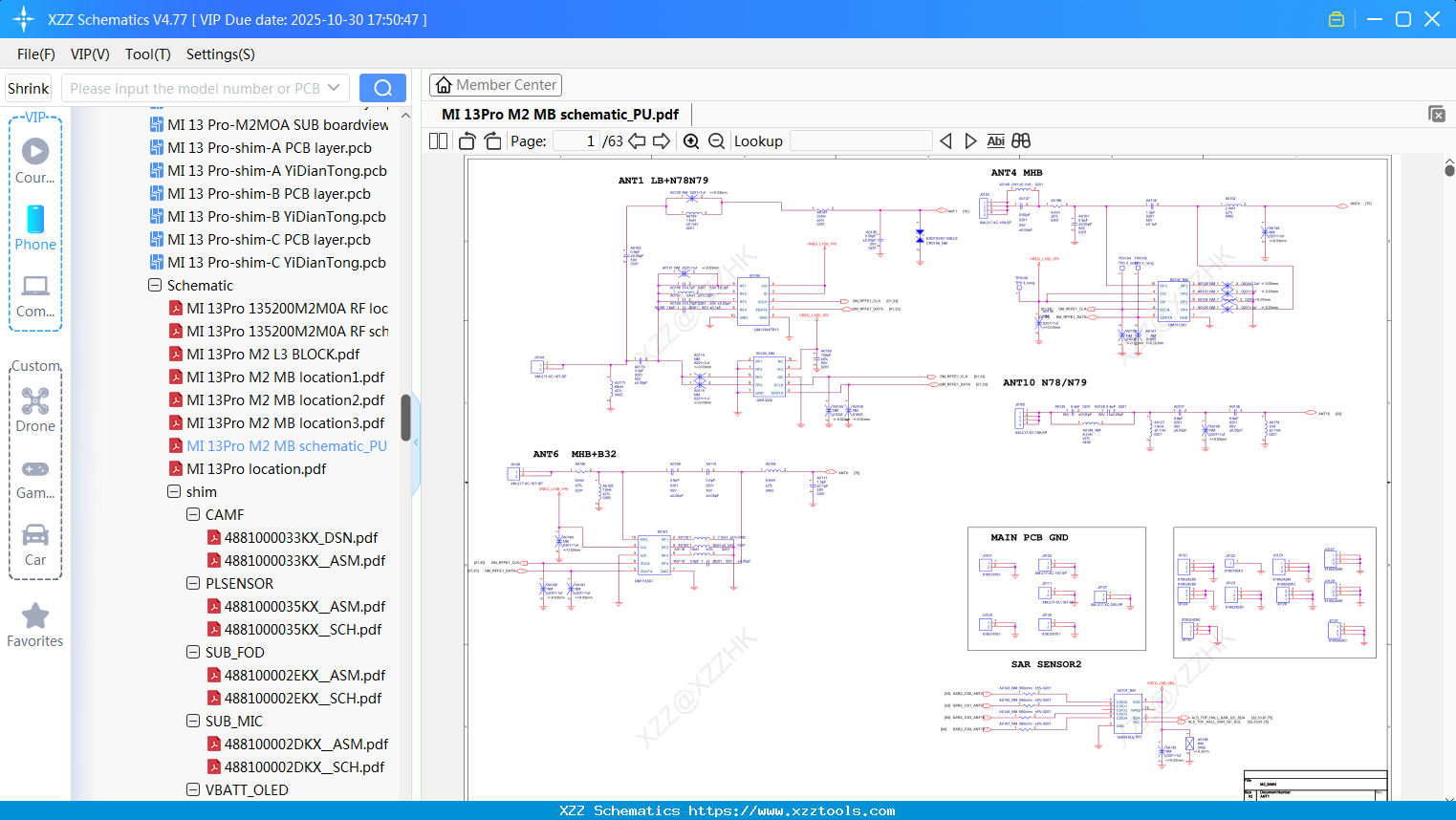 Xiaomi MI 13Pro M2 MB Schematic_PU